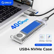 ORICO 40Gbps USB4 M.2 SSD Case with Cooling Fan Compatible with Thunderbolt 3 4 picture