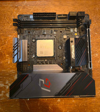 ASRock X570 Phantom TB3 ITX motherboard +AMD Ryzen 5 3600x+8 GB RAM (2 4GB stick picture