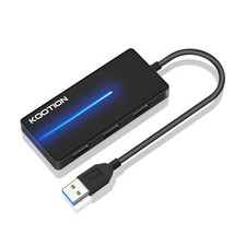 KOOTION Slim 4-Port Type A HUB USB 3.0 Transfer HUB Reader Adapter Cable Laptop picture