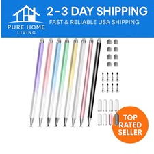 Precision 2-in-1 Touchscreen Stylus Pens - Fiberglass & Disc Tips, 8 Pack picture