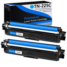 2PK TN225 Cyan Toner Cartridge For Brother TN-221 DCP-9020 MFC-9330CDW HL-3140 picture
