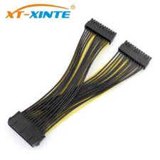 Adapter 20+4Pin Dual for ATX Motherboard Supply PSU 24Pin Mining Cable Power picture