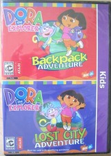 Dora the Explorer Backpack Adventure and Lost City Adventure CDRom  *NIB  picture