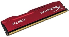 Kingston HyperX Fury Red 4GB (1x4GB) PC3-14900 DDR3-1866 RAM DIMM HX318C10FR/4 picture