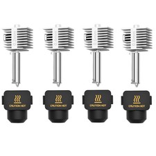 4PCS A1 Stainless Steel Hotend Kit, 3D Printer Print Head Hot End with 0.2mm+0.4 picture
