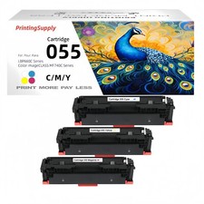 055 Toner Cartridge For Canon 055 Color ImageCLASS MF741cdw MF743cdw MF745 Lot picture