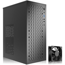 Compact High Airflow Mini Tower Case - Supports Mini-ITX Motherboards & More picture
