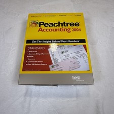 Peachtree Accounting 2004 Standard Windows XP 98 PC CD-ROM Vintage Software picture