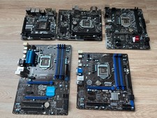 Lot 5 Untested Motherboard MSI Z97 PC Mate,B85M-E45,H110M Grenade,H81M-HDS...... picture