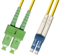 15M Singlemode Duplex Fiber Optic Cable 9/125 SC APC LC UPC Patch Cable Network picture