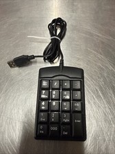 Inland Mini Keypad Portable USB Wired Numeric Keypad - 19 Keys - Black 210344 picture
