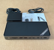 Used Minisopuru DisplayLink Docking Station 3 Monitors with 140W Power Adapter picture