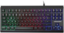 Large Print Letters Computer Keyboard LED Lighted White Backlit Full Size Key picture