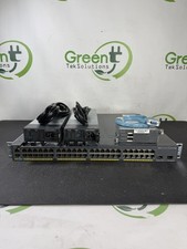 Cisco WS-C2960XR-48FPD-I 48-Port PoE+ Dual 1025WAC PSU C2960X-STACK picture