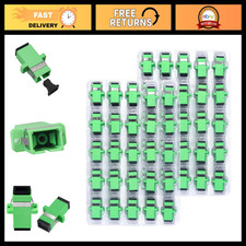 100pcs SC to SC APC Fiber Optic Coupler Adapter - High-Speed Connection, Durable picture
