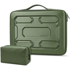 Stylish Laptop Hard Shell Sleeve with Accessory Pouch, Green picture