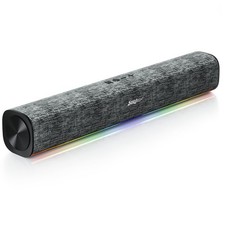 SOULION Bluetooth Computer Speakers with Dynamic LED Light, USB Middle Grey picture