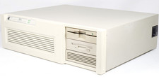 Vintage Old Logo Dell System 200 Desktop Computer 286 / PCCHIPS - Nice picture