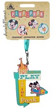 Disney Parks Play In The Park Mickey & Minnie Spinner Christmas Ornament picture