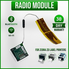 Wireless WiFi BT Radio Module w/ Antenna P1074768-02 for Zebra ZD Label Printers picture