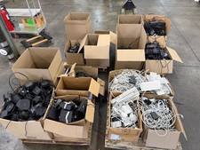 Large Lot of Dell / HP / Apple Chargers Docking Stations Power Cords Keyboards picture