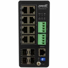 Lantronix Managed Hardened Gigabit Ethernet PoE+ Switch picture