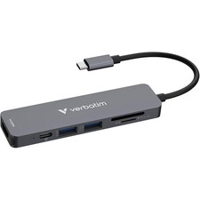 Verbatim Essentials 100W 6-Port USB-C Multiport Hub picture
