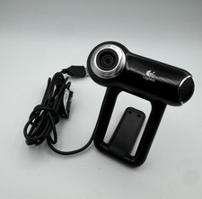 Logitech Webcam USB Black Auto-Focus Carl Zeiss Lens Geniune V-U0009 Pro 9000 picture