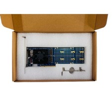 4 Port M.2 NVMe SSD PCIe x8 Adapter PLX88024 PCIE 4.0 IT mode ZFS TrueNAS Unraid picture