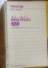 Timeworks Word Writer 128 for Commodore User's Manual picture