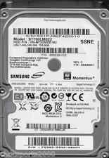 Samsung Momentus Spinpoint ST750LM022 P/N: HN-M750MBB/M2 F/W: 2BA30001 DGT 1TB picture
