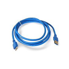 6ft USB 3.0 SuperSpeed Micro B Cable - Blue picture
