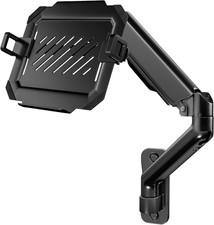 2-In-1 Laptop Wall Mount with Detachable Tray | Gas Spring Adjustable Arm picture