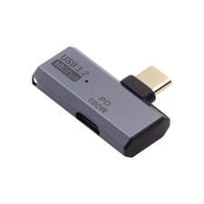 CY Type-C to Dual USB-C Female Adapter with OTG 100W PD Power for Laptop Tablet picture