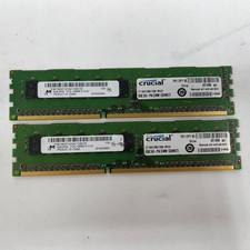 16GB (2x8GB) Crucial PC3L-10600E DDR3L-1333 ECC Unbuffered Desktop RAM *READ* picture