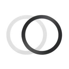 2Pcs Adapter Ring, Wireless Charger Conversion Kit, Black, White picture