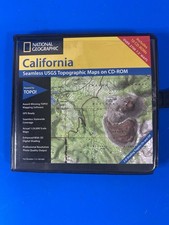 National Geographic Topo CD Software Mapping for California USGS Topographic picture