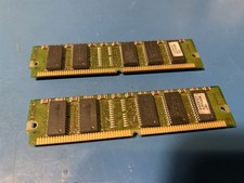 2x IBM 512Kx36 2MB SIMM 82F5506 68X6127 80NS 72 PIN PS2 Memory PS/2 RAM FPM picture