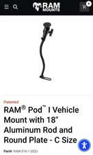 RAM Mounts RAM-316-1-202U and RAM-HOL-TAB3U New In Sealed Package Open Box New picture