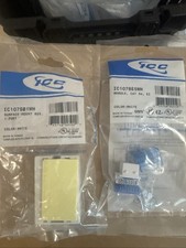 20 Pack ICC Cat5e Keystone Jacks WH + 20 Surface Mount Boxes 1-Port New Lot picture