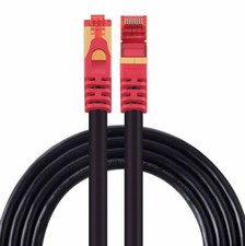 Cat7 Shielded Outdoor Network RJ45 Ethernet Patch Cable 26AWG Copper SFTP Lot picture