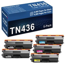 5PK TN436 Toner Set for Brother MFC-L8905CDW MFC-L9570CDW MFC-L8900CDW picture