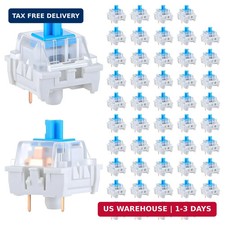50 PCS Mechanical Keyboard Switches Keyboard Clicker 3 Pin Blue Switch Replaceme picture