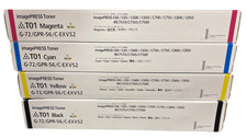 4pk. Japan replacement G72/GPR 56/C-EXV52 T-01 Toner Cartridge GPR-56 Canon T01 picture