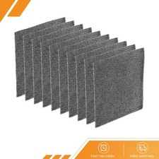 10 Pcs 120mm Filter Foam Sponges Sponge Sheet Replacement Media Pad Black picture