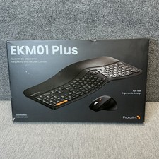 ProtoArc EKM01 Plus Ergonomic Wireless Keyboard Mouse Full Size Ergo Bluetooth picture