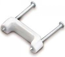 PS-75 Insulated Staples ¾ Inch Secures Romex UF & NM Non-Metalic Cable Polyet... picture