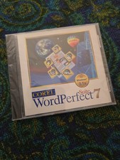 New Sealed Corel WordPerfect Suite 7 Windows 3.1x PC CD-ROM Vintage perfect... picture