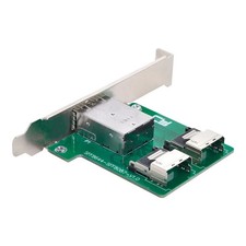 CY Mini SAS HD SFF-8644 to Internal Mini SAS SFF-8087 PCBA Female Adapter Dua... picture