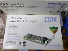 New IBM 72H3482 Turbo 16/4 Token Ring ISA New Retail (4 Available) & Warranty picture